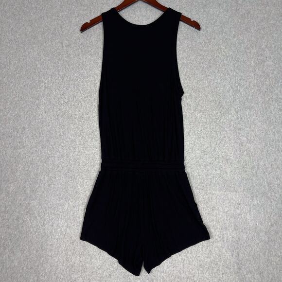 Vuori Black Ribbed Pocket Torrey Romper Size XS - Picture 5 of 8